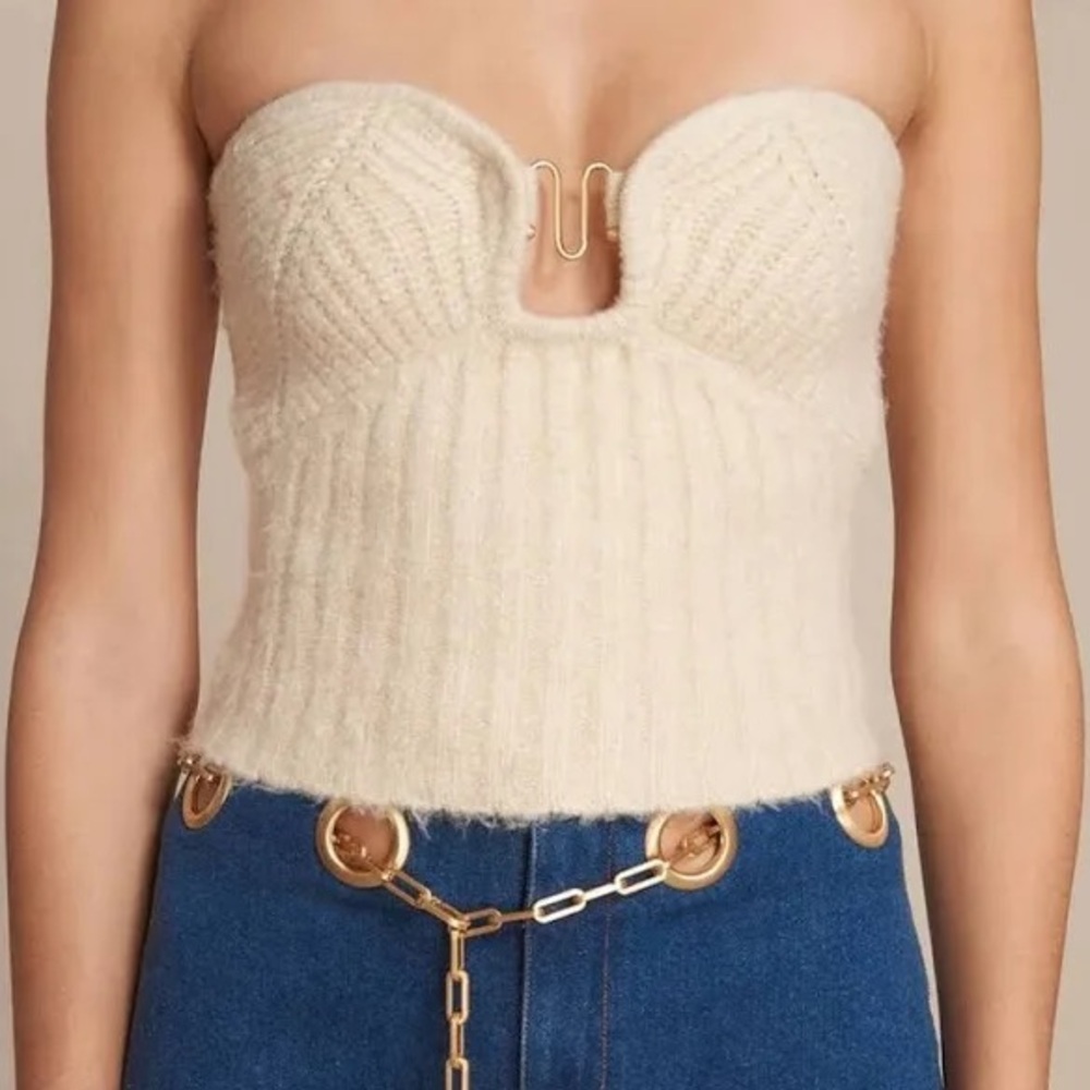 Cult Gaia Ellison Knit Top